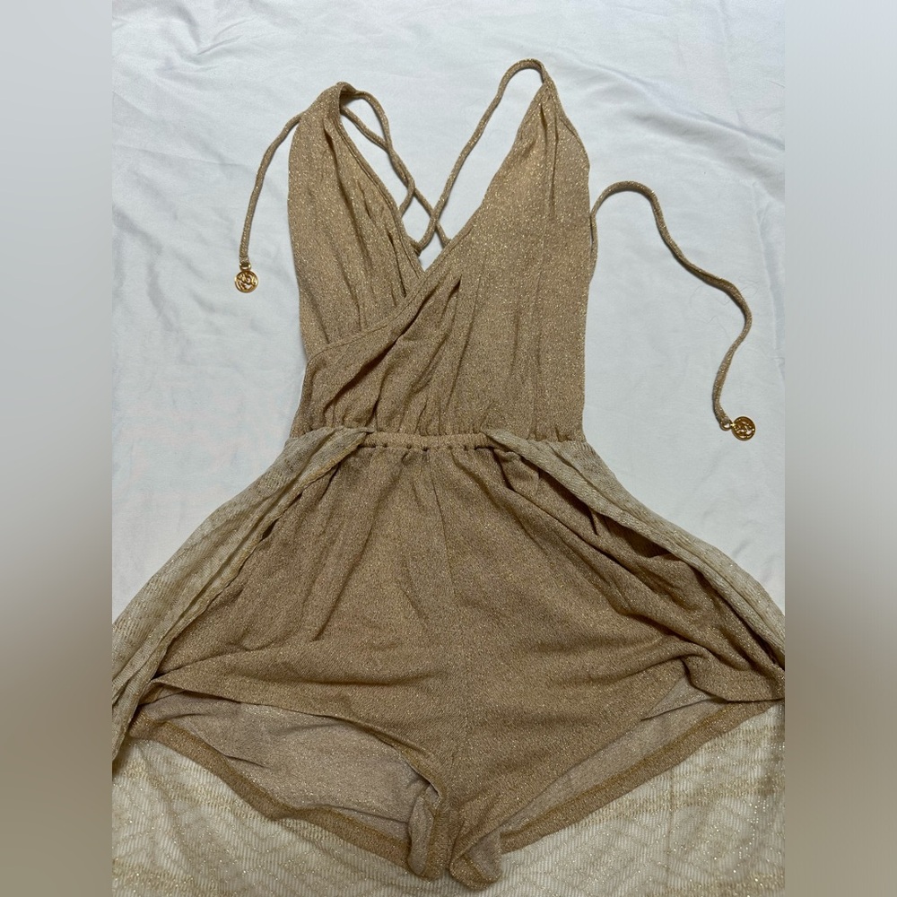 Luli Fama by Revolve Gold Cover-Up